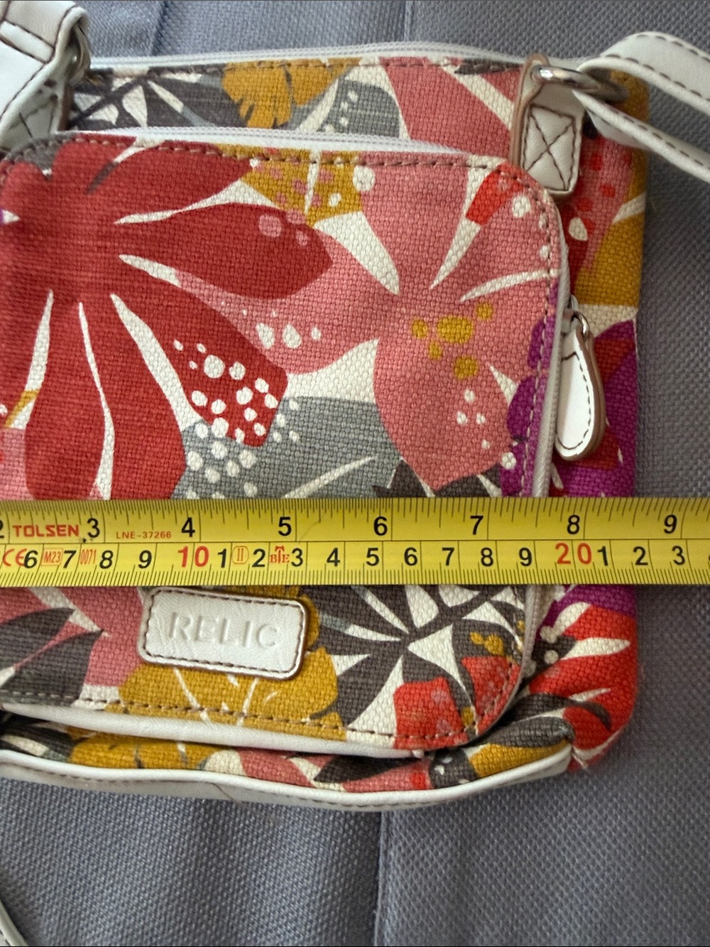 Relic Colorful Floral Crossbody with White Strap - Picture 6 of 8